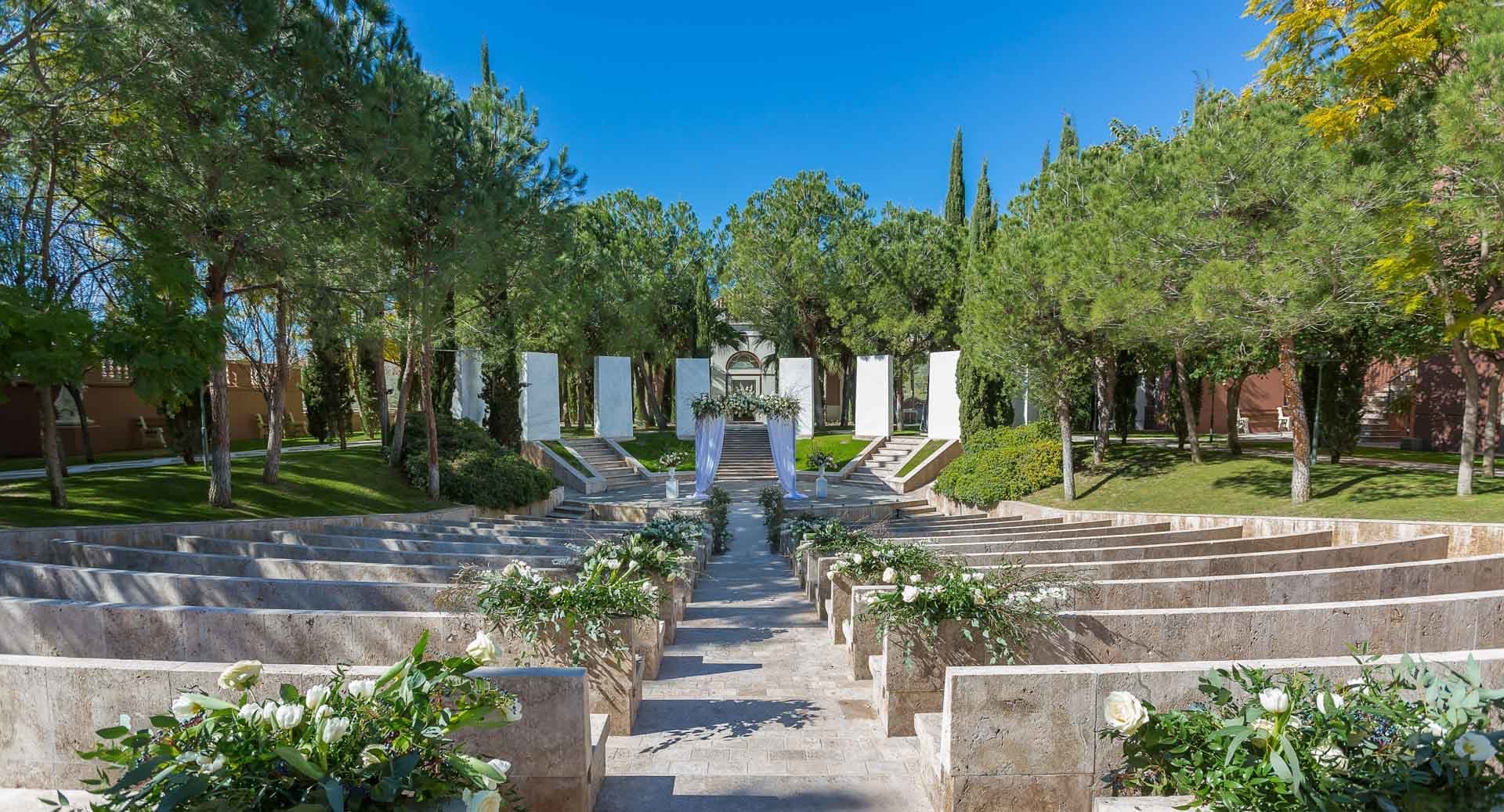 Luxury event venue at the palace